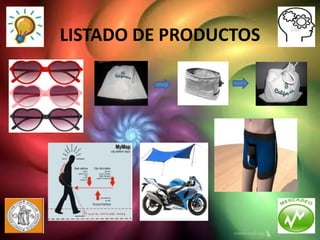 LISTADO DE PRODUCTOS
 