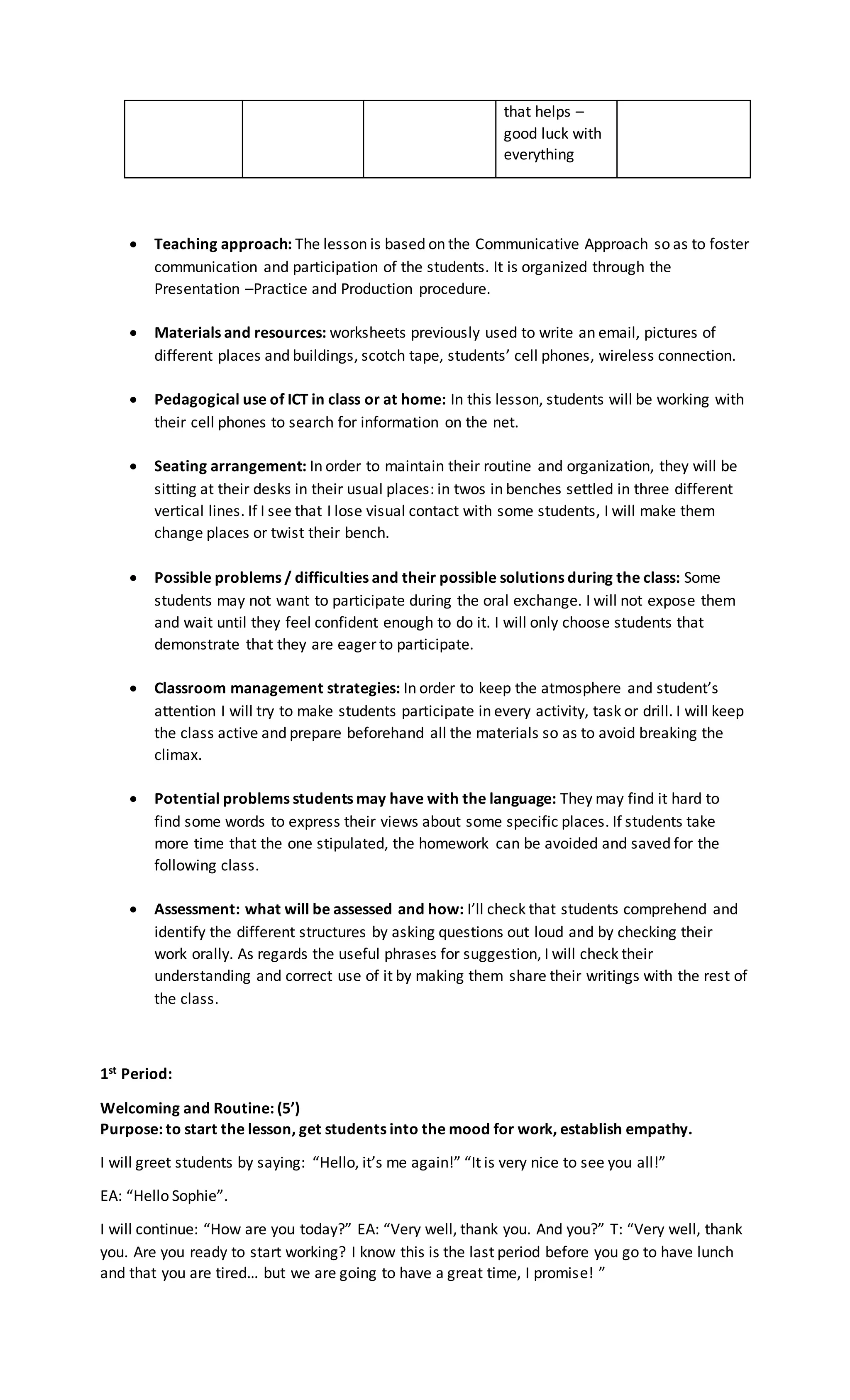 Mercado lesson 2 - passed | PDF