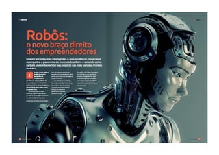 Matéria da Mercado Binário na Revista Locaweb nº83 - Robôs e Empreendedorismo