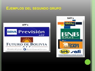 EJEMPLOS DEL SEGUNDO GRUPO
 