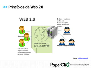 >> Princípios da Web 2.0




                           Fonte: colaboracaoweb
 