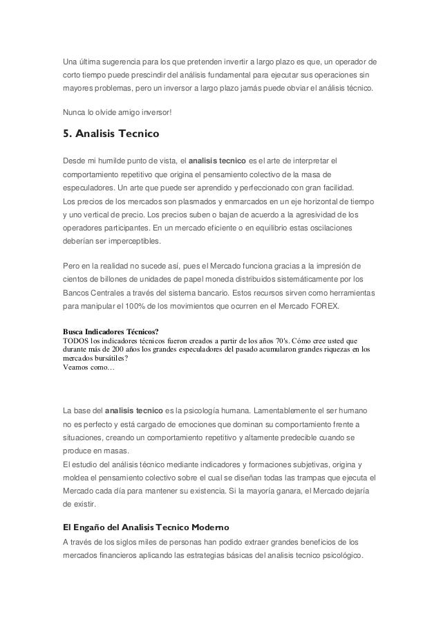 Tecnicas de forex