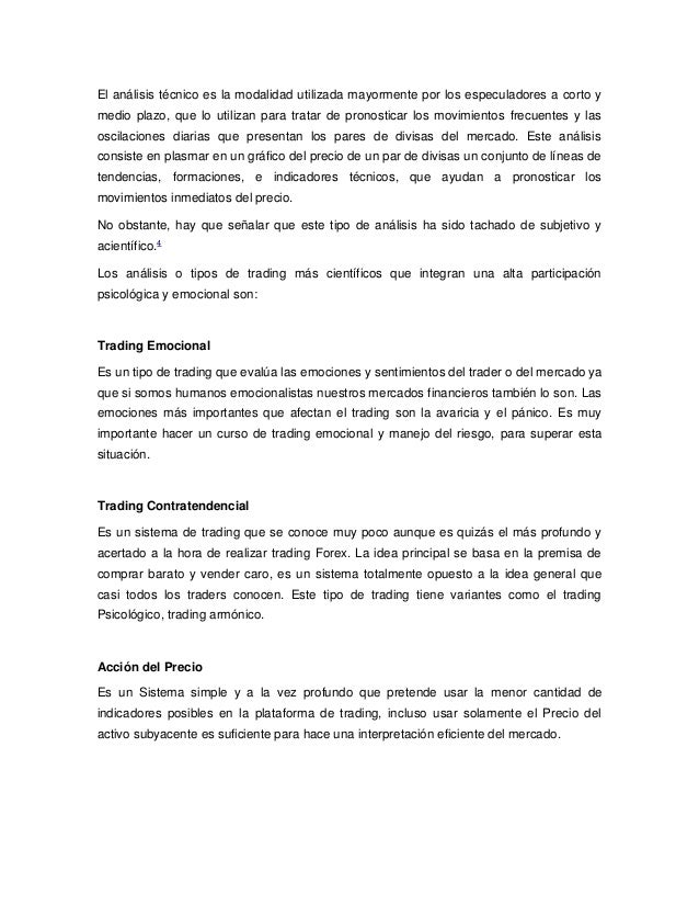 Predicciones diarias forex