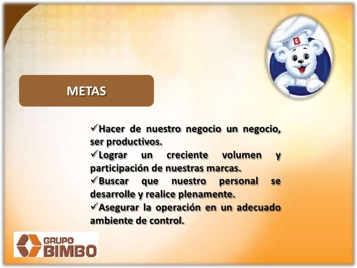 Mercado de la empresa Bimbo