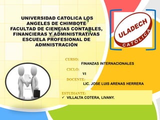 L/O/G/O
 VILLALTA COTERA, LIVANY.
FINANZAS INTERNACIONALES
VI
LIC. JOSE LUIS ARENAS HERRERA
 