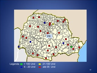 PR Legenda  > 100 Urol  21-100 Urol 6 - 20 Urol  até 05  Urol 