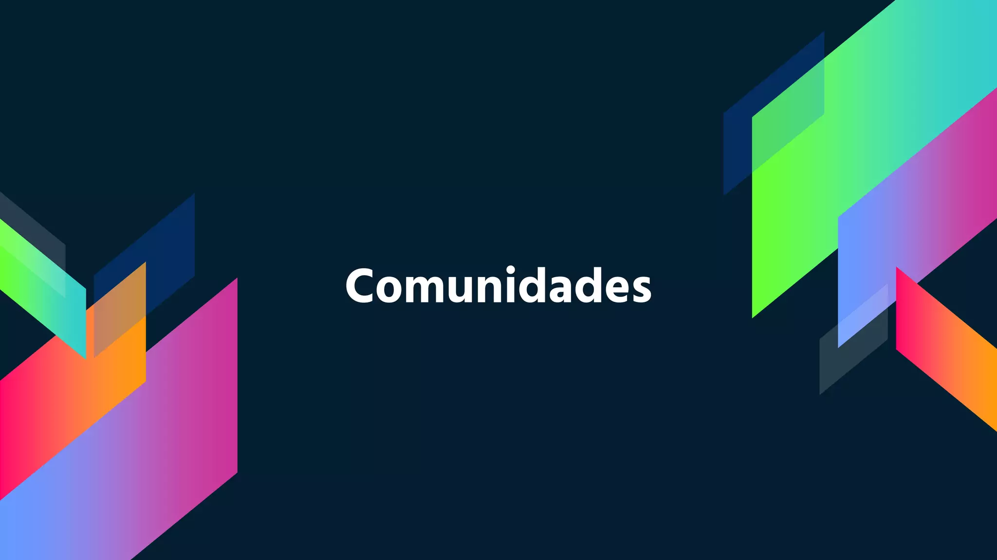 Comunidades
 