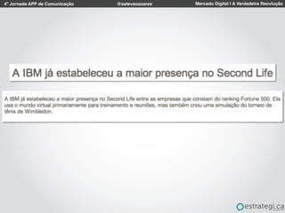 4º Jornada APP de Comunicação Mercado Digital | A Verdadeira Reovlução@estevaosoares
 