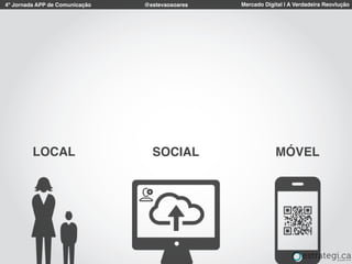 4º Jornada APP de Comunicação Mercado Digital | A Verdadeira Reovlução@estevaosoares
LOCAL SOCIAL MÓVEL
 