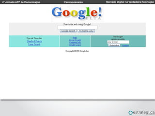 4º Jornada APP de Comunicação Mercado Digital | A Verdadeira Reovlução@estevaosoares
 