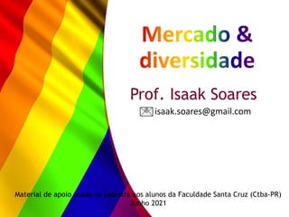 Prof. Isaak Soares
isaak.soares@gmail.com
Material de apoio usado na palestra aos alunos da Faculdade Santa Cruz (Ctba-PR)
Junho 2021
 