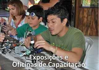 Exposições e
Oficinas de Capacitação
 
