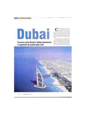 Press Coverage - Dubai Presentation - Mercado & Negocios