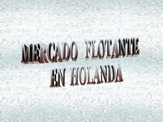 MERCADO  FLOTANTE  EN  HOLANDA 