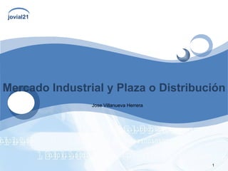 Mercado Industrial y Plaza o Distribución Jose Villanueva Herrera 