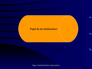 Papel de las instituciones 