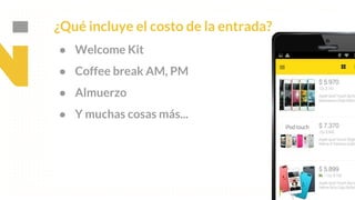 This is our vision
Building the foundation to Build a 3B Company by FY20
¿Qué incluye el costo de la entrada?
● Welcome Kit
● Coffee break AM, PM
● Almuerzo
● Y muchas cosas más...
 