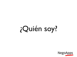 ¿Quién soy?
 
