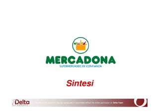 Sintesi

No part of this document may be reproduced or transmitted without the written permission of Delta Team