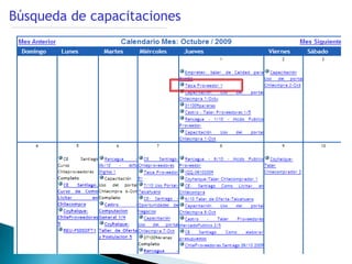 Búsqueda de capacitaciones
 