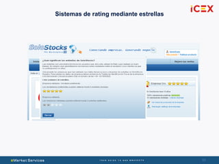 5555
Sistemas de rating mediante estrellas
 