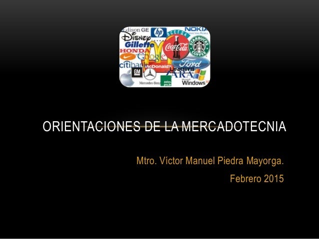 Orientaciones de la mercadotecnia
