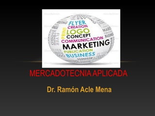 MERCADOTECNIA APLICADA
Dr. Ramón Acle Mena

 