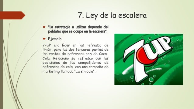 Ejemplos de las primeras 7 leyes inmutables del marketing