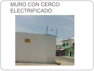 MURO CON CERCO ELECTRIFICADO