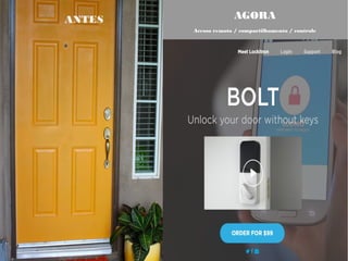 ANTES AGORA
Acesso remoto / compartilhamento / controle
 