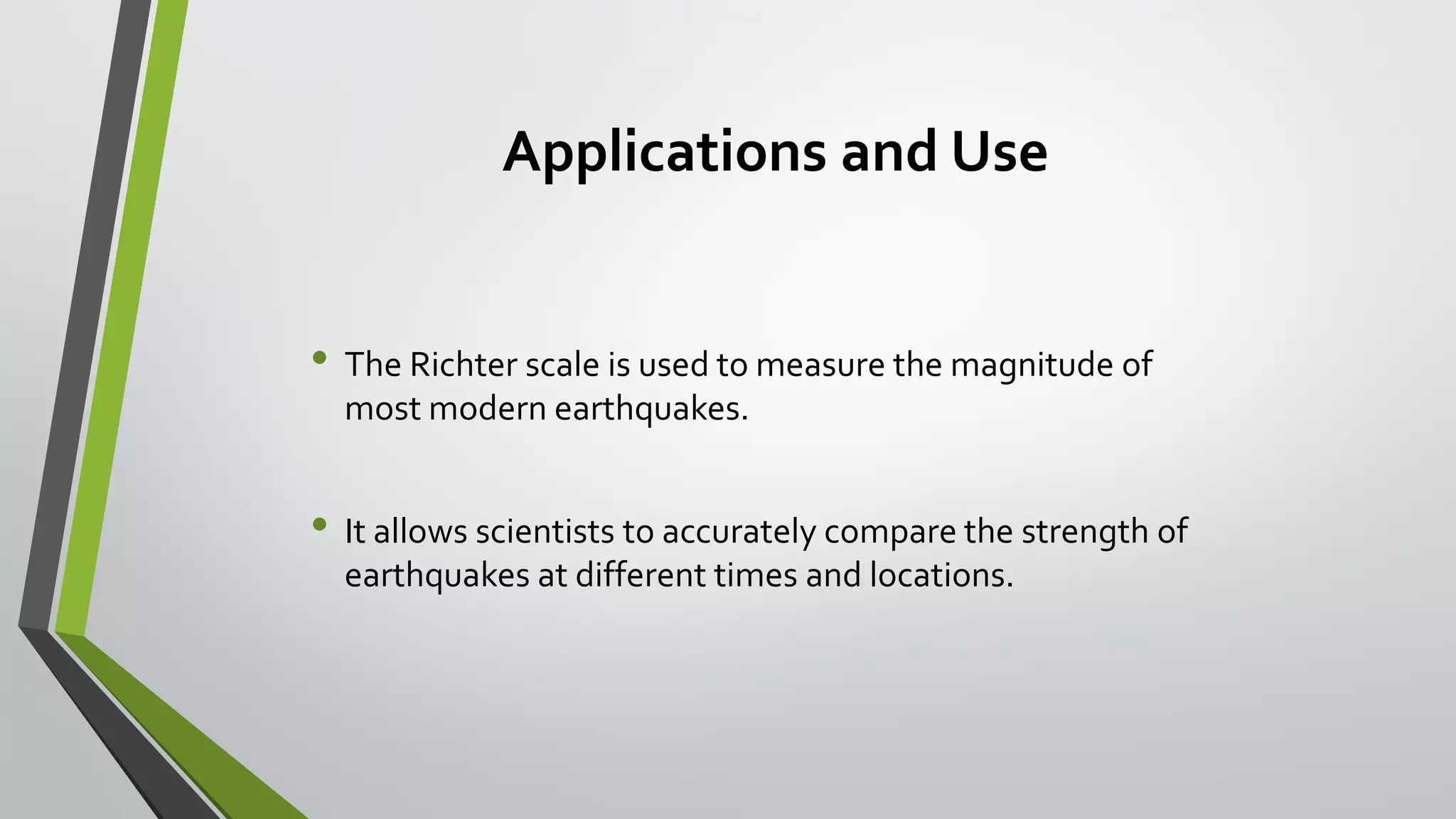 Earthquake scale called