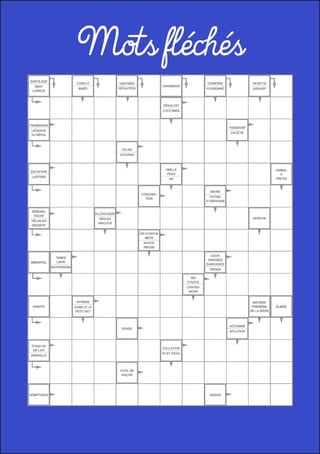 Mots fléchés

 