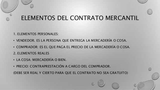Contratos Mercantiles