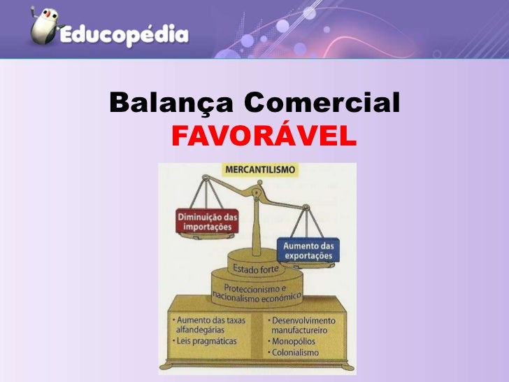 Balança Comercial Favoravel Protecionismo Ou Intervencionismo Estatal