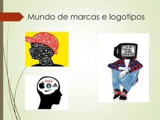 Mundo de marcas e logotipos
 