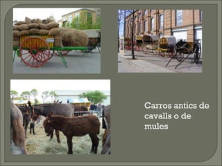Carros antics de cavalls o de mules 