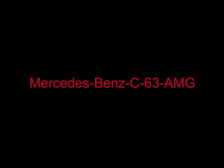 Mercedes-Benz-C-63-AMG a 