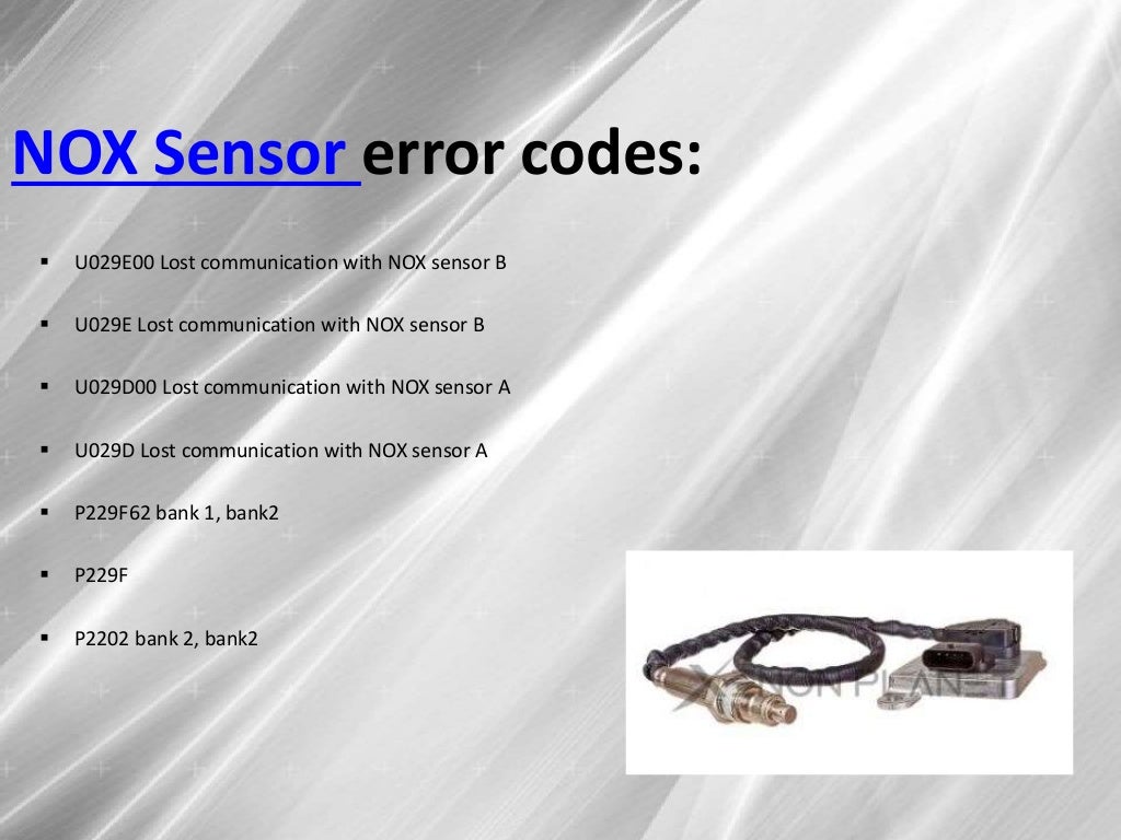 Get the Best NOX Sensor to remove p229f bluetec error