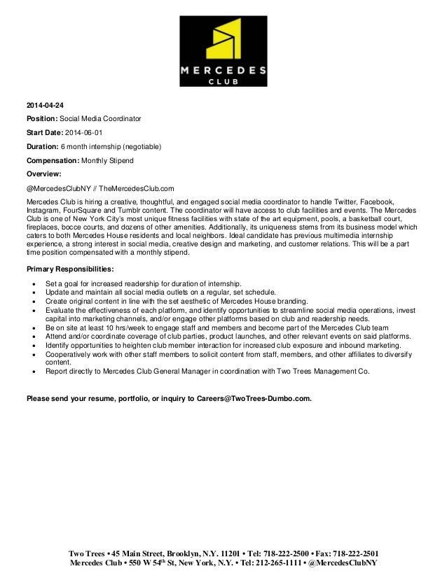 social media coordinator