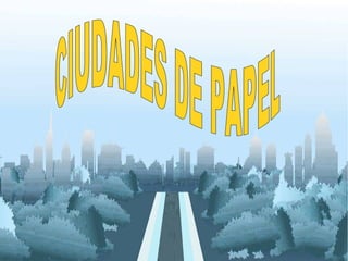 Trabajo sobre el personaje de Margo de la novela "Ciudades de papel", por Mercedes Piña Román, de 3ºB, Prof. Elvira Mármol