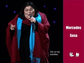 M Clic en las estrellas Mercedes Sosa 