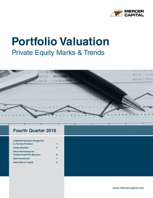 Mercer Capital's Portfolio Valuation Private Equity Marks and Trends