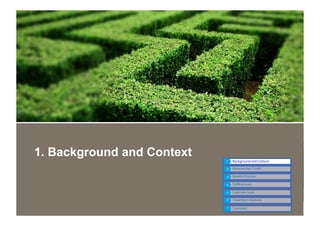 1. Background and Context
                            1   Background and Context

                            2   Remuneration Trends

                            3   Benefits Practices

                            4   Staffing Issues

                            5   Expatriate Issues

                            6   Acquiring in Indonesia

                            7   Conclusion
 