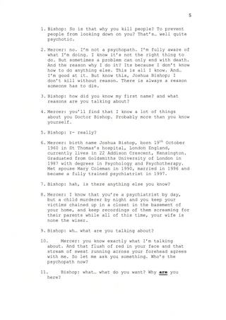 Mercer full script | PDF