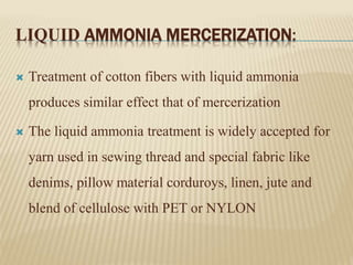 Mercerization | PPTX