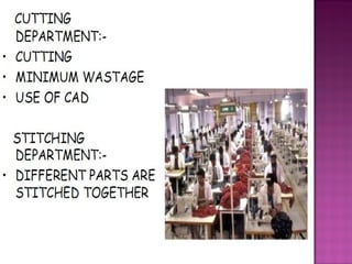 Merchandising process in the apparel industry