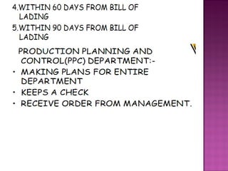 Merchandising process in the apparel industry