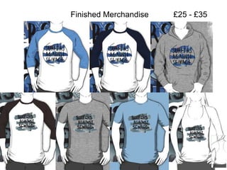 Finished Merchandise £25 - £35
 