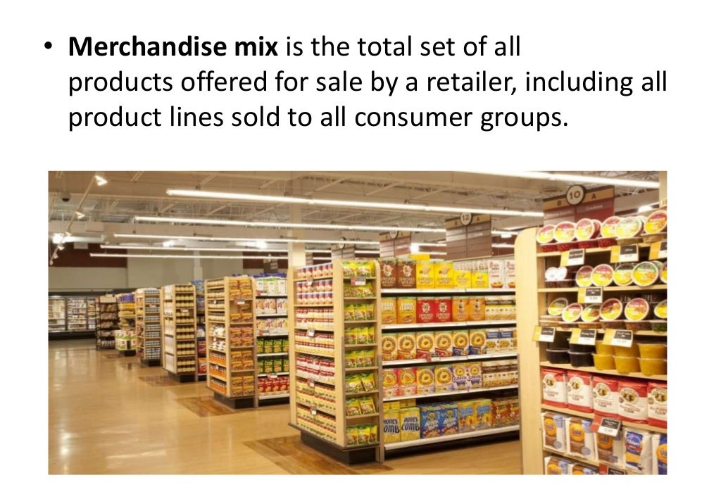 Merchandise mix
