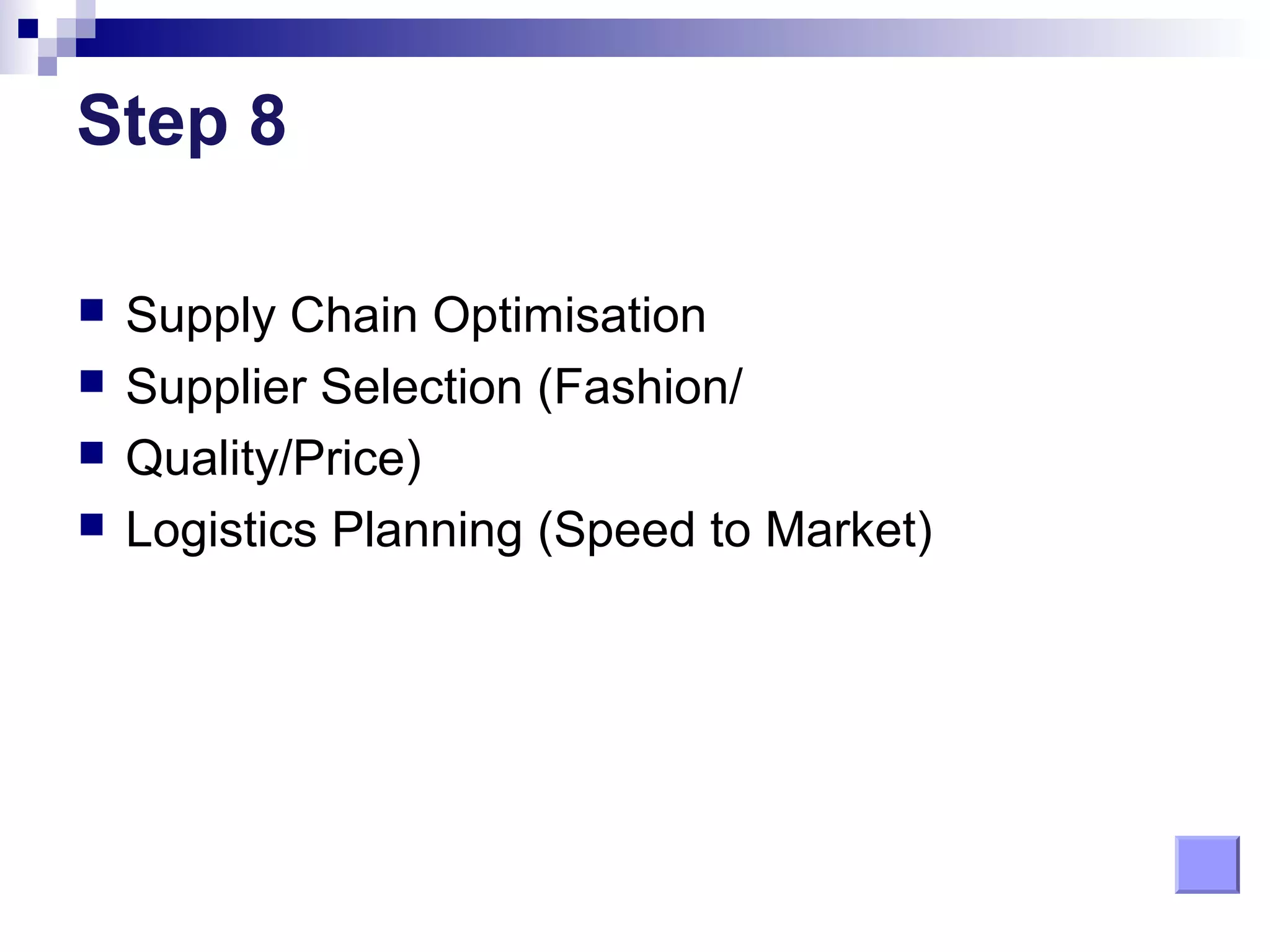 Merchandise planning step by step process | PPT